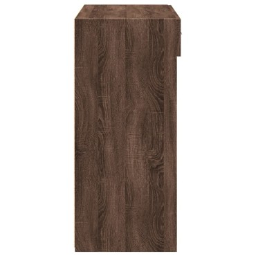 vidaXL Ντουλάπι Καφέ Δρυς 80x42,5x93cm Επεξεργασμένο Ξύλο 1 τεμ.