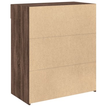 vidaXL Ντουλάπι Καφέ Δρυς 80x42,5x93cm Επεξεργασμένο Ξύλο 1 τεμ.