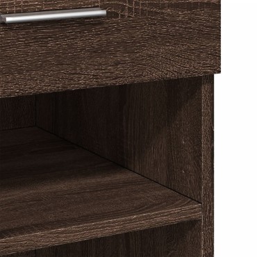 vidaXL Ντουλάπι Καφέ Δρυς 80x42,5x93cm Επεξεργασμένο Ξύλο 1 τεμ.