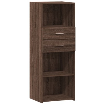 vidaXL Ντουλάπι Καφέ Δρυς 45x42,5x124cm από Επεξεργασμένο Ξύλο 1 τεμ.