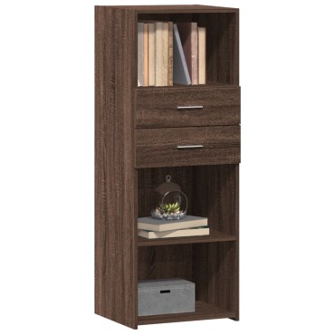 vidaXL Ντουλάπι Καφέ Δρυς 45x42,5x124cm από Επεξεργασμένο Ξύλο 1 τεμ.