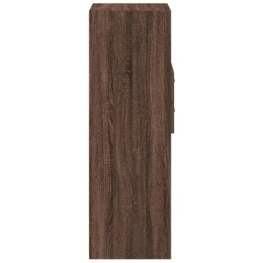 vidaXL Ντουλάπι Καφέ Δρυς 45x42,5x124cm από Επεξεργασμένο Ξύλο 1 τεμ.