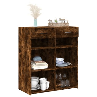 vidaXL Ντουλάπι Καπνιστή Δρυς 80x42,5x93cm από Επεξεργ. Ξύλο 1 τεμ.