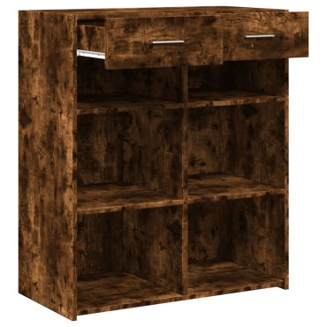 vidaXL Ντουλάπι Καπνιστή Δρυς 80x42,5x93cm από Επεξεργ. Ξύλο 1 τεμ.
