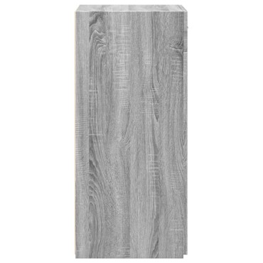 vidaXL Ραφιέρα Γκρι Sonoma 50x42,5x93cm από Επεξεργασμένο Ξύλο 1 τεμ.