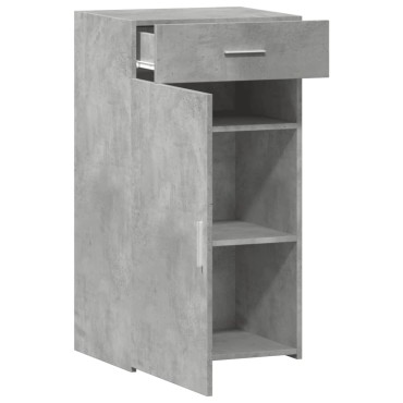 vidaXL Ντουλάπι Γκρι Σκυροδέματος 50x42,5x93cm Επεξεργασμένο Ξύλο 1 τεμ.