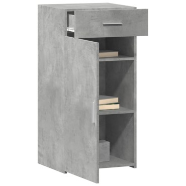 vidaXL Ντουλάπι Γκρι Σκυροδέματος 45x42,5x93cm Επεξεργασμένο Ξύλο 1 τεμ.