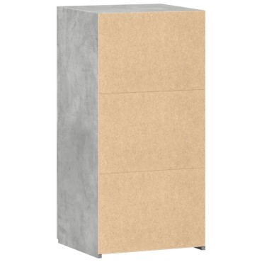 vidaXL Ντουλάπι Γκρι Σκυροδέματος 45x42,5x93cm Επεξεργασμένο Ξύλο 1 τεμ.