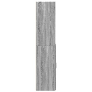 vidaXL Ντουλάπι Γκρι Sonoma 80x42,5x185cm από Επεξεργασμένο Ξύλο 1 τεμ.