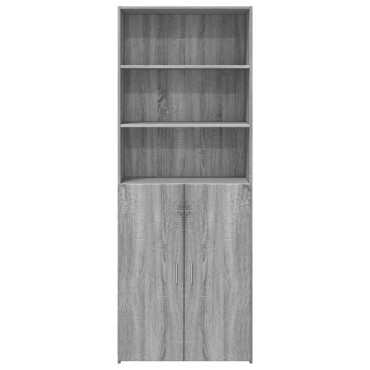 vidaXL Ντουλάπι Γκρι Sonoma 70x42,5x185cm από Επεξεργασμένο Ξύλο 1 τεμ.