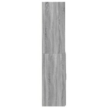vidaXL Ντουλάπι Γκρι Sonoma 70x42,5x185cm από Επεξεργασμένο Ξύλο 1 τεμ.