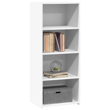 vidaXL Ντουλάπι Λευκό 50x41x124cm από Επεξεργασμένο Ξύλο 1 τεμ.