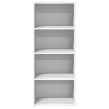 vidaXL Ντουλάπι Λευκό 50x41x124cm από Επεξεργασμένο Ξύλο 1 τεμ.