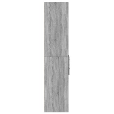 vidaXL Ντουλάπι Γκρι Sonoma 45x42,5x185cm από Επεξεργασμένο Ξύλο 1 τεμ.