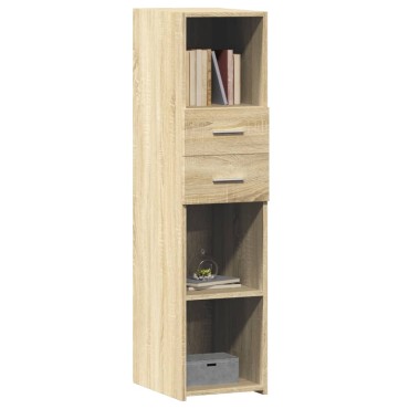 vidaXL Ντουλάπι Sonoma Δρυς 30x42,5x124cm από Επεξεργασμένο Ξύλο 1 τεμ.