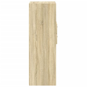 vidaXL Ντουλάπι Sonoma Δρυς 30x42,5x124cm από Επεξεργασμένο Ξύλο 1 τεμ.