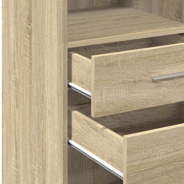 vidaXL Ντουλάπι Sonoma Δρυς 30x42,5x124cm από Επεξεργασμένο Ξύλο 1 τεμ.