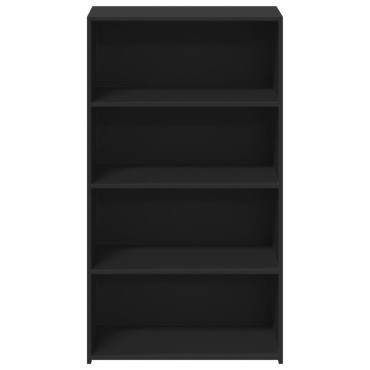 vidaXL Ντουλάπι Μαύρο 70x41x124cm από Επεξεργασμένο Ξύλο 1 τεμ.