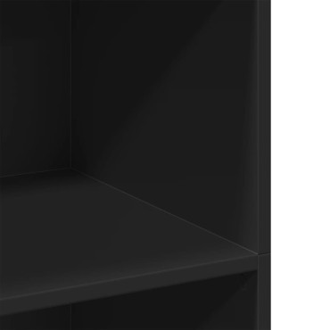 vidaXL Ντουλάπι Μαύρο 70x41x124cm από Επεξεργασμένο Ξύλο 1 τεμ.