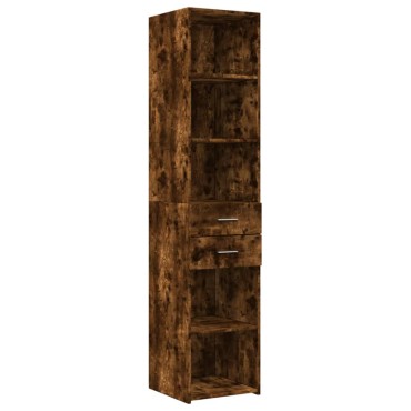 vidaXL Ντουλάπι Καπνιστή Δρυς 40x42,5x185cm από Επεξεργασμένο Ξύλο 1 τεμ.
