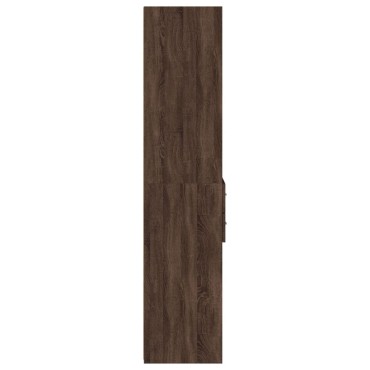 vidaXL Ντουλάπι Καφέ Δρυς 40x42,5x185cm από Επεξεργασμένο Ξύλο 1 τεμ.