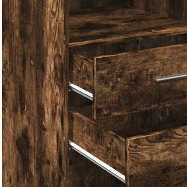 vidaXL Ντουλάπα Καπνιστή Δρυς 50x42,5x124cm από Επεξεργασμένο Ξύλο 1 τεμ.