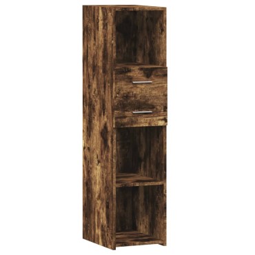 vidaXL Ντουλάπα Καπνιστή Δρυς 30x42,5x124cm από Επεξεργασμένο Ξύλο 1 τεμ.