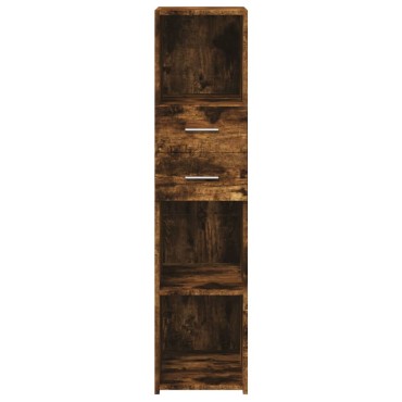 vidaXL Ντουλάπα Καπνιστή Δρυς 30x42,5x124cm από Επεξεργασμένο Ξύλο 1 τεμ.