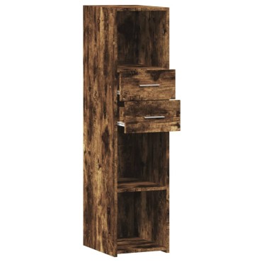 vidaXL Ντουλάπα Καπνιστή Δρυς 30x42,5x124cm από Επεξεργασμένο Ξύλο 1 τεμ.