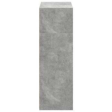 vidaXL Ντουλάπι Γκρι Σκυροδέματος 70x41x124cm από Επεξεργασμένο Ξύλο 1 τεμ.