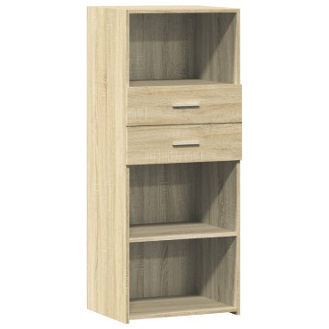 vidaXL Ντουλάπι Sonoma Δρυς 50x42,5x124cm από Επεξεργασμένο Ξύλο 1 τεμ.