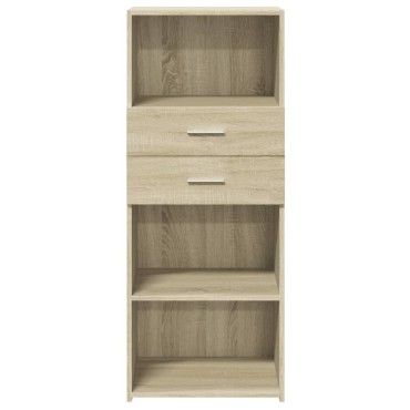 vidaXL Ντουλάπι Sonoma Δρυς 50x42,5x124cm από Επεξεργασμένο Ξύλο 1 τεμ.