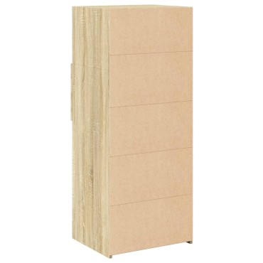 vidaXL Ντουλάπι Sonoma Δρυς 50x42,5x124cm από Επεξεργασμένο Ξύλο 1 τεμ.