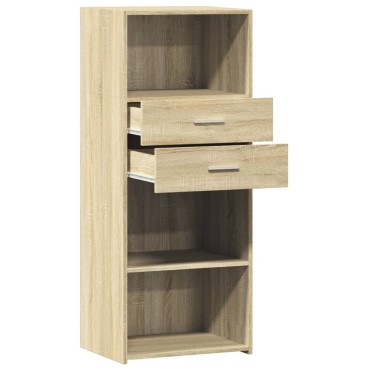 vidaXL Ντουλάπι Sonoma Δρυς 50x42,5x124cm από Επεξεργασμένο Ξύλο 1 τεμ.
