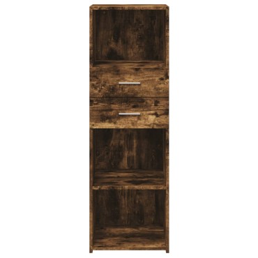 vidaXL Ντουλάπα Καπνιστή Δρυς 40x42,5x124cm από Επεξεργασμένο Ξύλο 1 τεμ.
