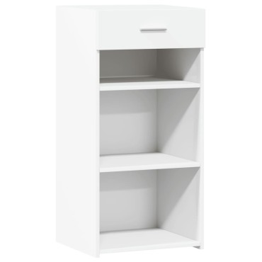 vidaXL Συρταριέρα Λευκή 45x42,5x93cm από Επεξεργασμένο Ξύλο 1 τεμ.