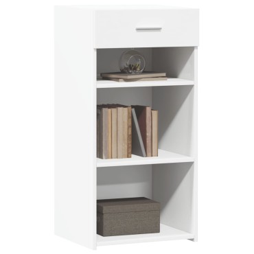 vidaXL Συρταριέρα Λευκή 45x42,5x93cm από Επεξεργασμένο Ξύλο 1 τεμ.
