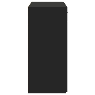 vidaXL Ντουλάπι Μαύρη 80x42,5x93cm από Επεξεργασμένο Ξύλο 1 τεμ.