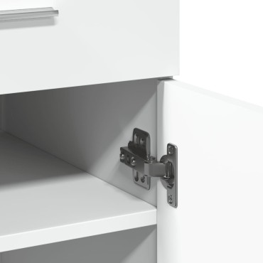 vidaXL Ντουλάπι Λευκή 80x42,5x93cm από Επεξεργασμένο Ξύλο 1 τεμ.