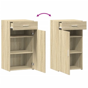vidaXL Ντουλάπι Sonoma Δρυς 50x42,5x93cm από Επεξεργασμένο Ξύλο 1 τεμ.