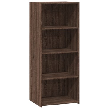 vidaXL Ντουλάπι Καφέ Δρυς 50x41x124cm από Επεξεργασμένο Ξύλο 1 τεμ.