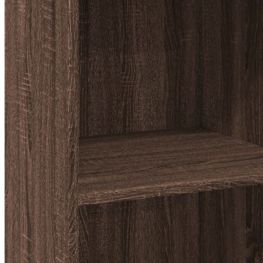 vidaXL Ντουλάπι Καφέ Δρυς 50x41x124cm από Επεξεργασμένο Ξύλο 1 τεμ.