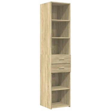 vidaXL Ντουλάπι Sonoma Δρυς 40x42,5x185cm από Επεξεργασμένο Ξύλο 1 τεμ.
