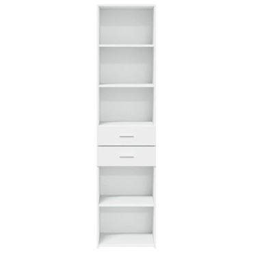 vidaXL Ντουλάπι Λευκό 45x42,5x185cm από Επεξεργασμένο Ξύλο 1 τεμ.