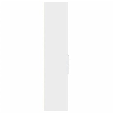vidaXL Ντουλάπι Λευκό 45x42,5x185cm από Επεξεργασμένο Ξύλο 1 τεμ.