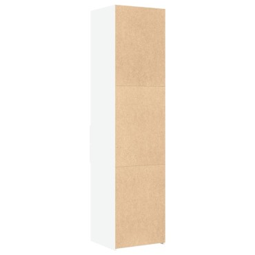 vidaXL Ντουλάπι Λευκό 45x42,5x185cm από Επεξεργασμένο Ξύλο 1 τεμ.