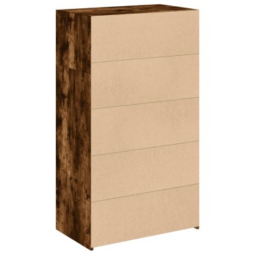 vidaXL Ντουλάπα Καπνιστή Δρυός 70x41x124cm από Επεξεργασμένο Ξύλο 1 τεμ.