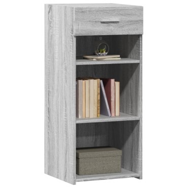 vidaXL Ντουλάπι Γκρι Sonoma 40x42,5x93cm από Επεξεργασμένο Ξύλο 1 τεμ.