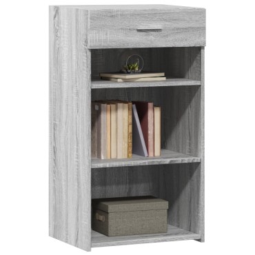 vidaXL Ντουλάπι Γκρι Sonoma 50x42,5x93cm από Επεξεργασμένο Ξύλο 1 τεμ.