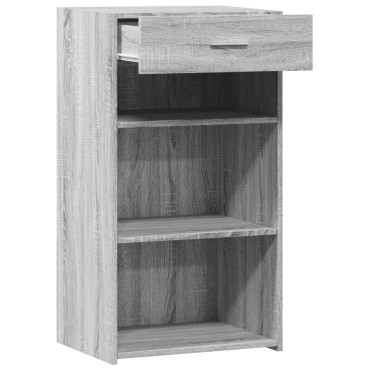 vidaXL Ντουλάπι Γκρι Sonoma 50x42,5x93cm από Επεξεργασμένο Ξύλο 1 τεμ.